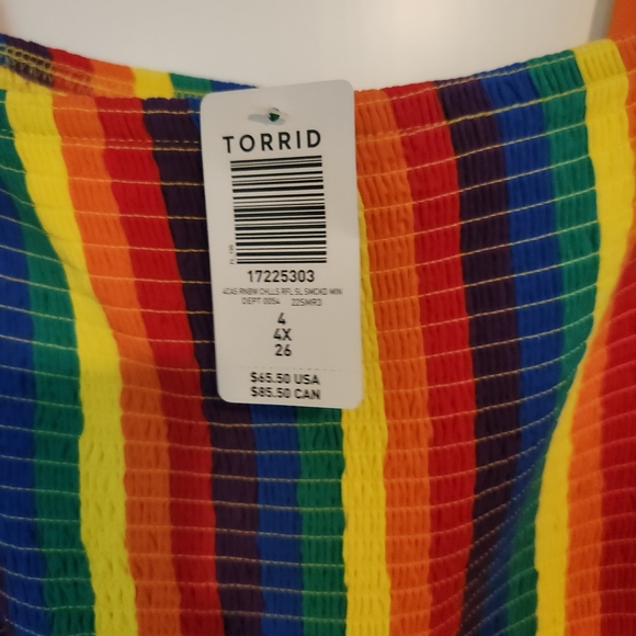 Torrid Multicolor Striped Dress - Picture 2 of 2